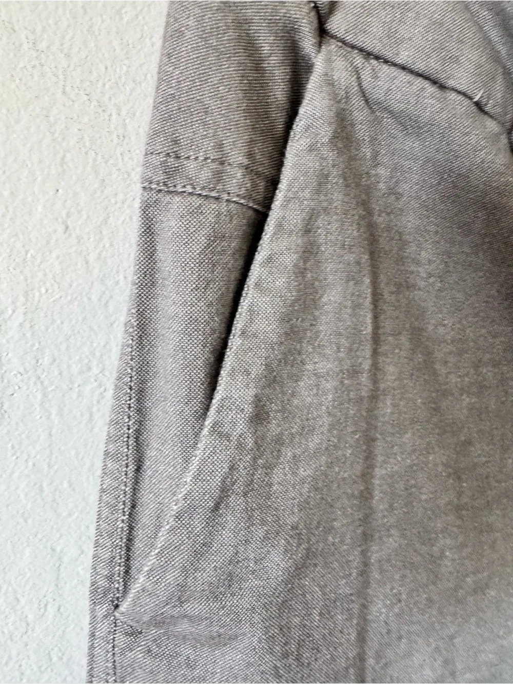 Lululemon Men's Commission Classic Gray Cotton-Blend Shorts size 34 Golf, Travel